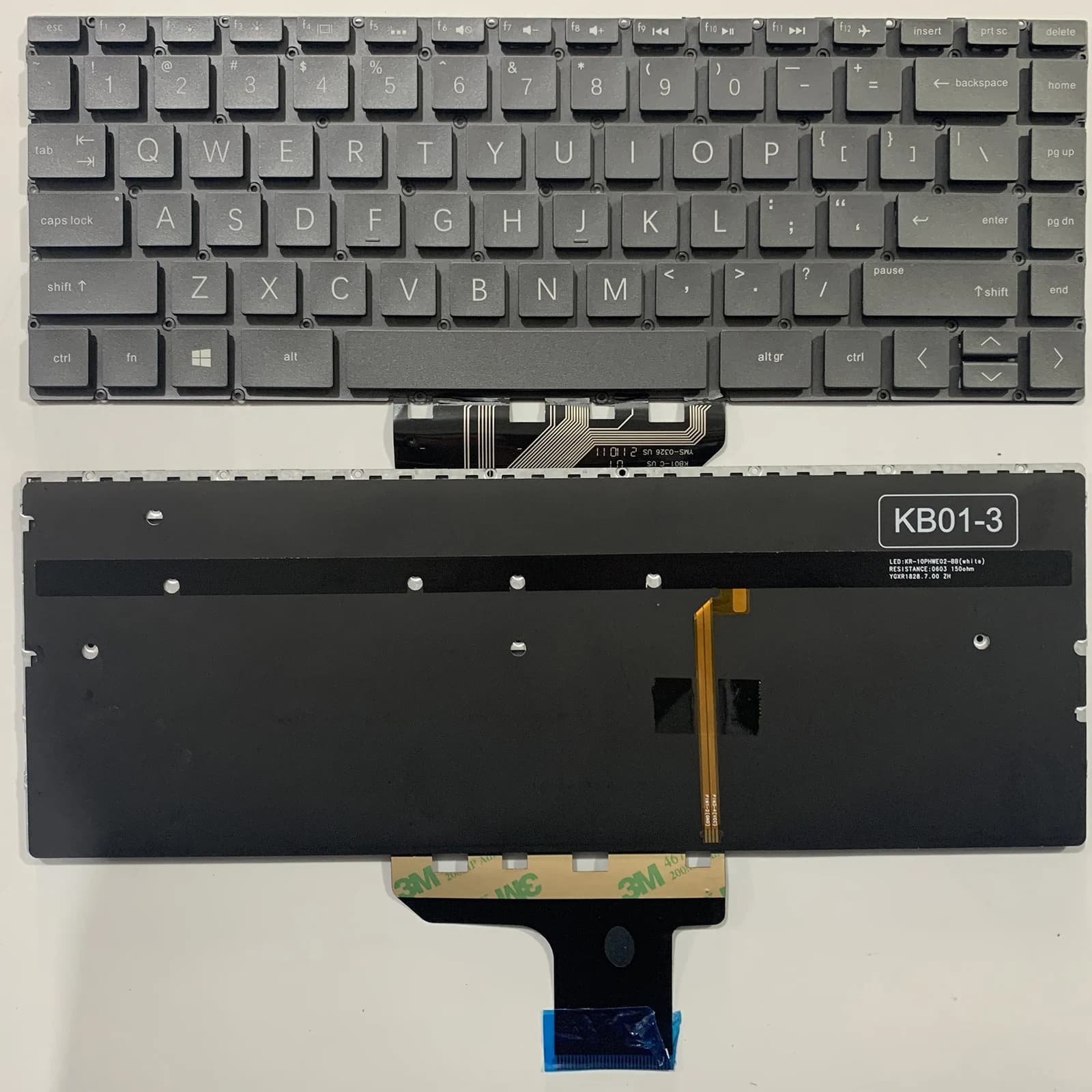 Clavier d'ordinateur portable, disposition américaine, pour HP Pavilion 13-an0000 13-an0010nr 13-an0