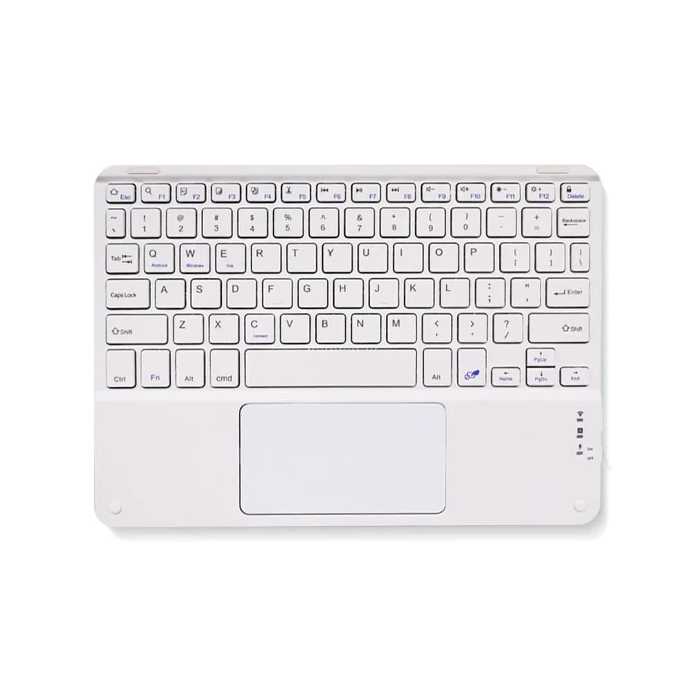 Clavier silencieux sans fil avec TouchSub, Bluetooth universel, souris, iPad, Xiaomi, Samsung, Huawe