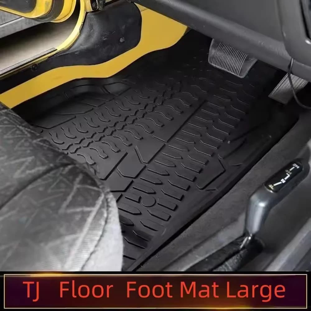 Tapis de sol en TPE, grand Surround, imperméable, antidérapant, insonorisé, pour Jeep Wrangler TJ 19