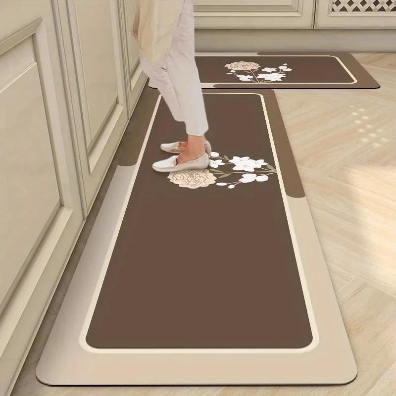 VIKAMA tapis de cuisine tapis de sol imperméable antidérapant tapis de salle de bain tapis de porte 