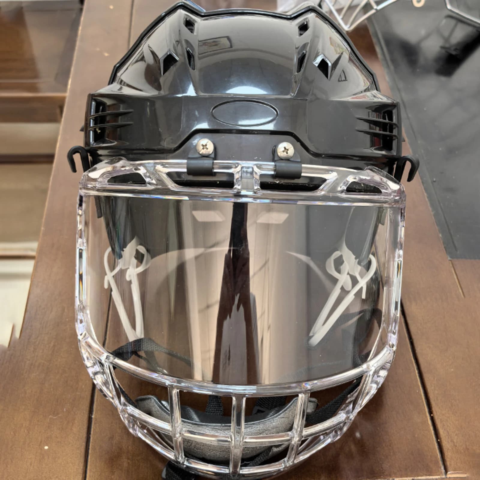 Visière de remplacement pour casque de hockey sur glace, respirante, durable, professionnelle, facil