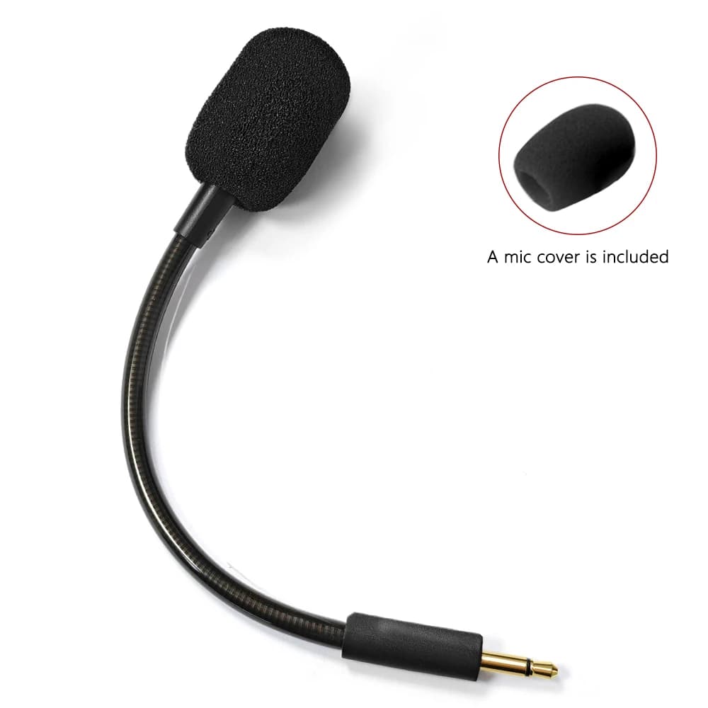 Microphone de remplacement pour casque de jeu, détachable, antibruit, 3.5mm, pour casque Razer Black