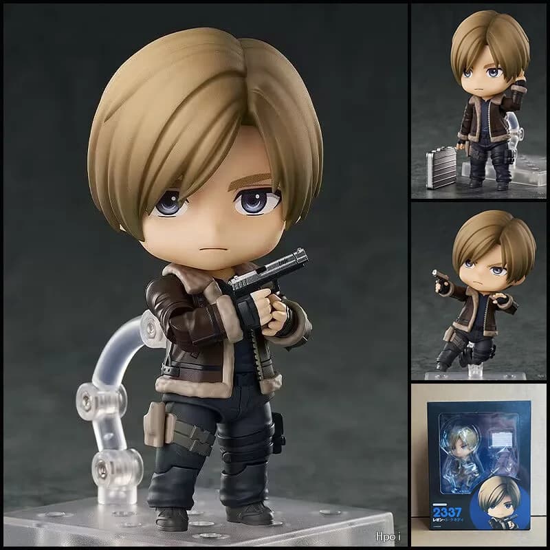 Ensemble de figurines d'anime Resident Evil 4, Ada Wong et Leon S. Kennedy, visages interchangeables