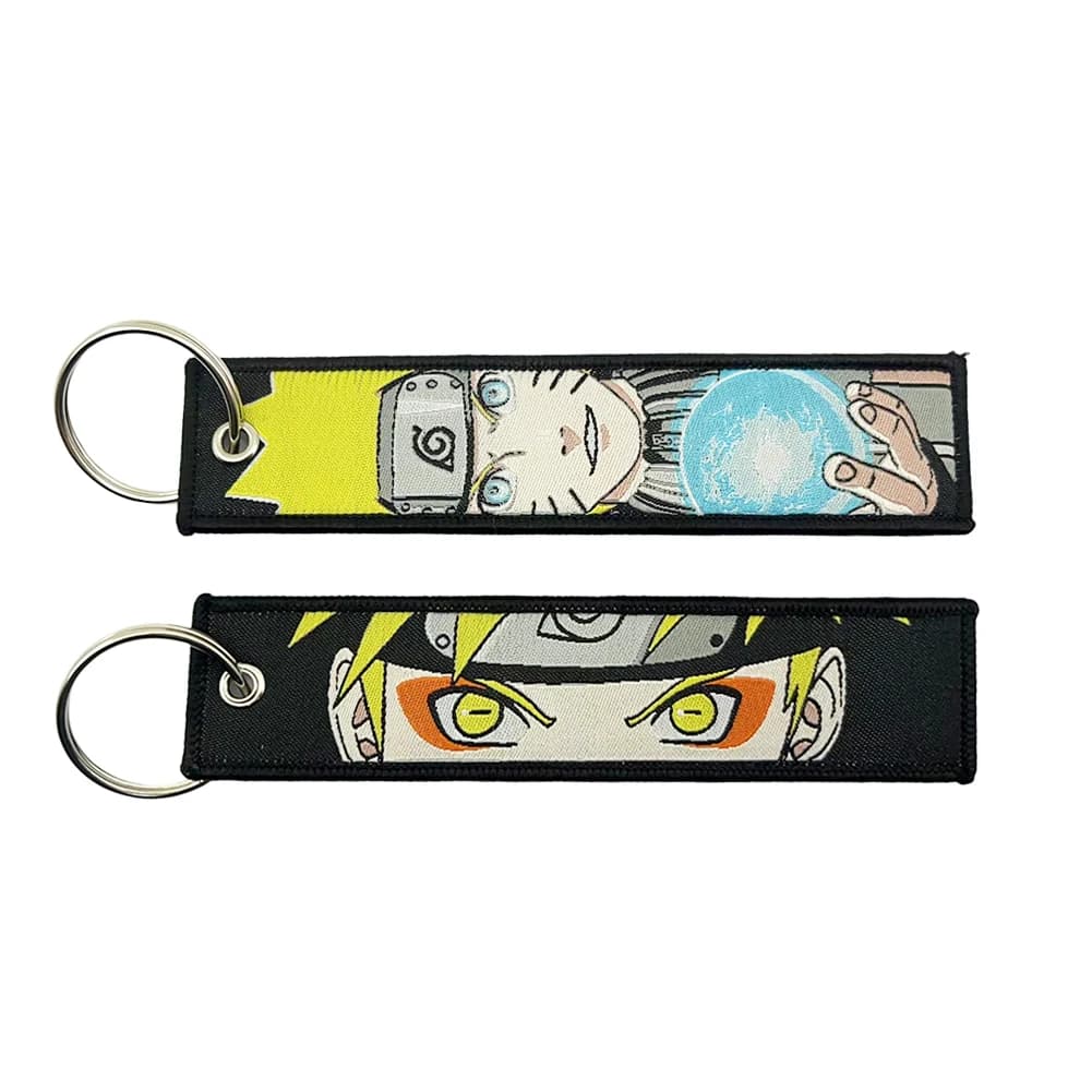Porte-clés de dessin animé classique, accessoires de jeu d'anime, porte-clés pour motos et voitures,