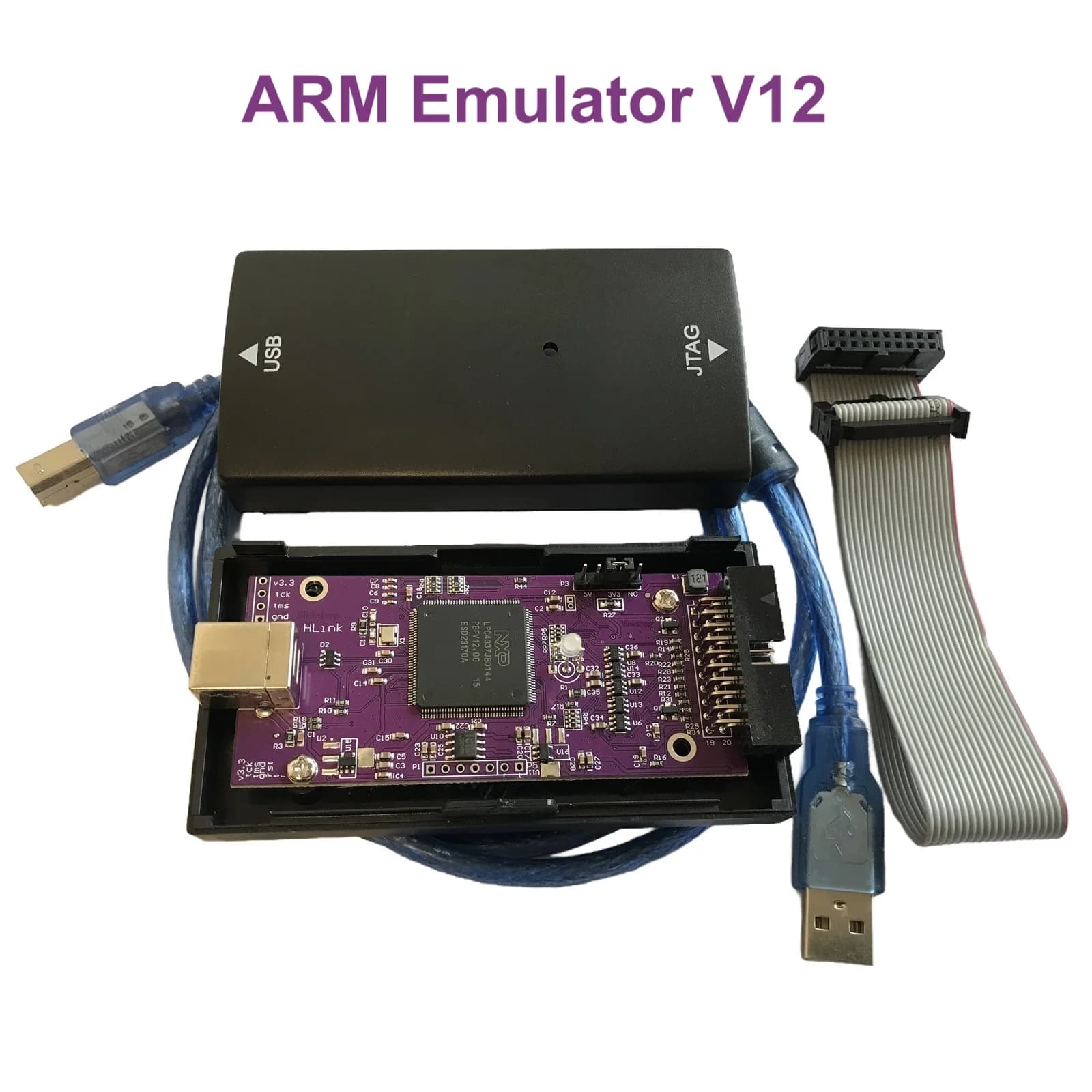 Pour j-link V12 JLink V12 emulateur de bras débogueur USB JTAG SWD outil de débogage mise à jour en 