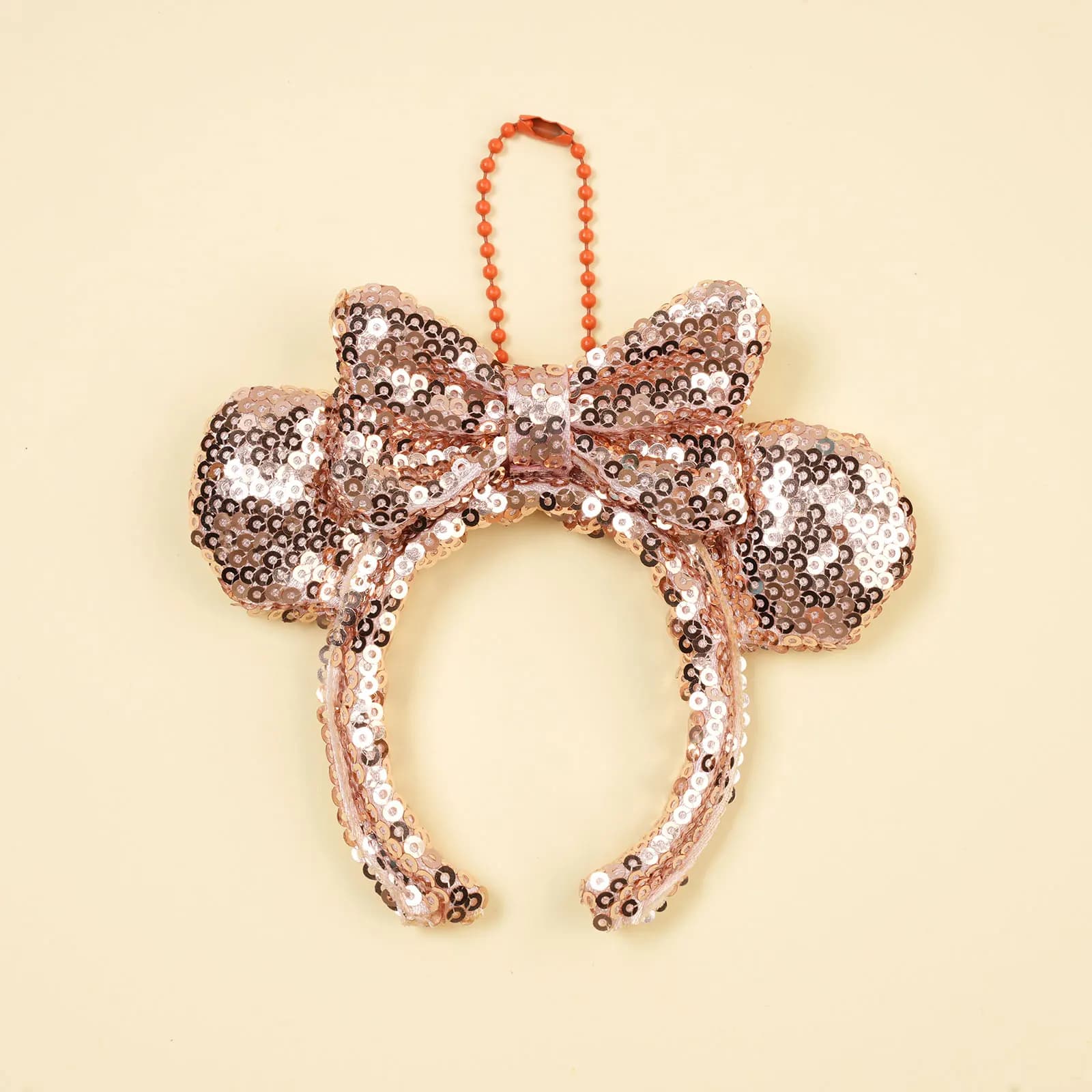 1 pièce Disney Mini Pendentif, Serre-têtes, Nœuds à paillettes, Oreilles de souris, Décoration pour 
