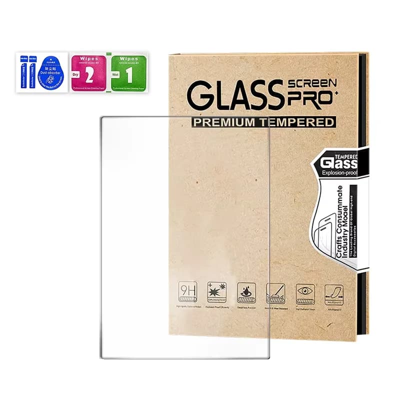 Sac de rangement Portable + coque en cristal + verre trempé + support de quai + coque en silicone po