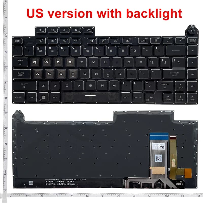 Clavier d'ordinateur portable américain pour ASUS ROG Strix G16 7/8 G614 G614J G614JU G614JV G614JI 
