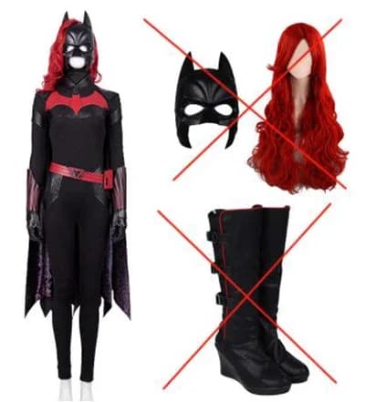 Batwoman Cosplay Costume, tenue d'Halloween, Batwoman, Catherine Hamilton, combinaison, Kate Kane, b