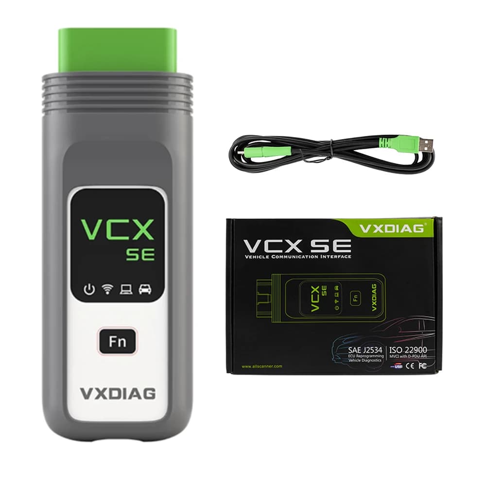 VXDIAG VCX SE – outil de Diagnostic automatique de voiture, Scanner de Code OBD2, ECU A2 A3, program