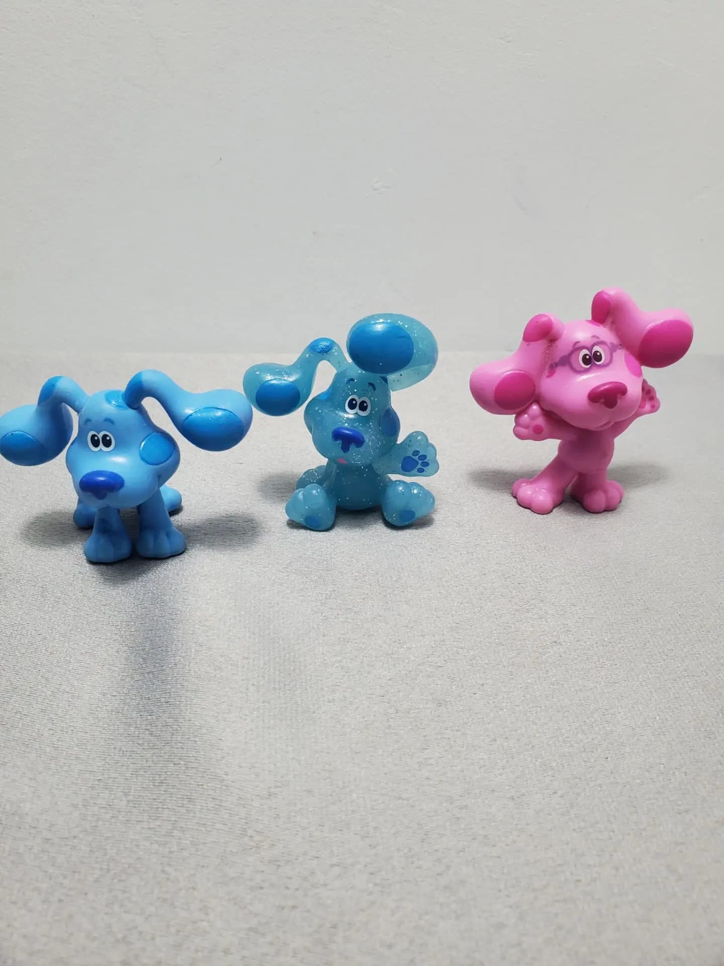 Blues Clue Blue Spotted Dog Smiley Face Figure Modèle Jouets