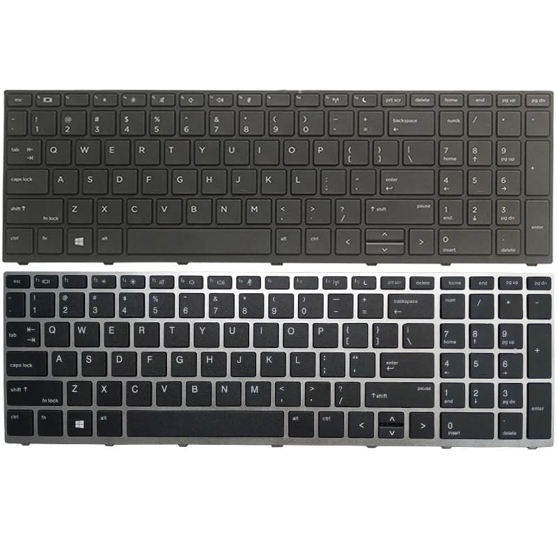 Nouveau clavier d'ordinateur portable russe/américain/espagnol Latin/français AZERTY pour HP Probook 450 G5 455 G5 470