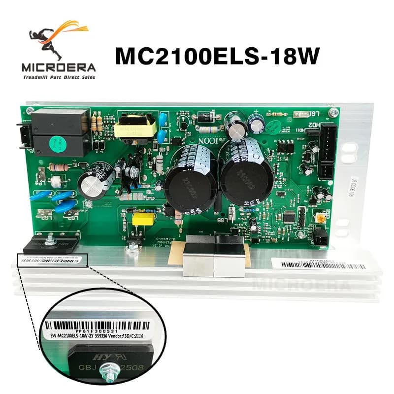 100% nouveau contrôleur de tapis roulant MC2100ELS-18W MC2100ELS 18W 2Y ZY pour Nordictrack PROFORM carte de commande