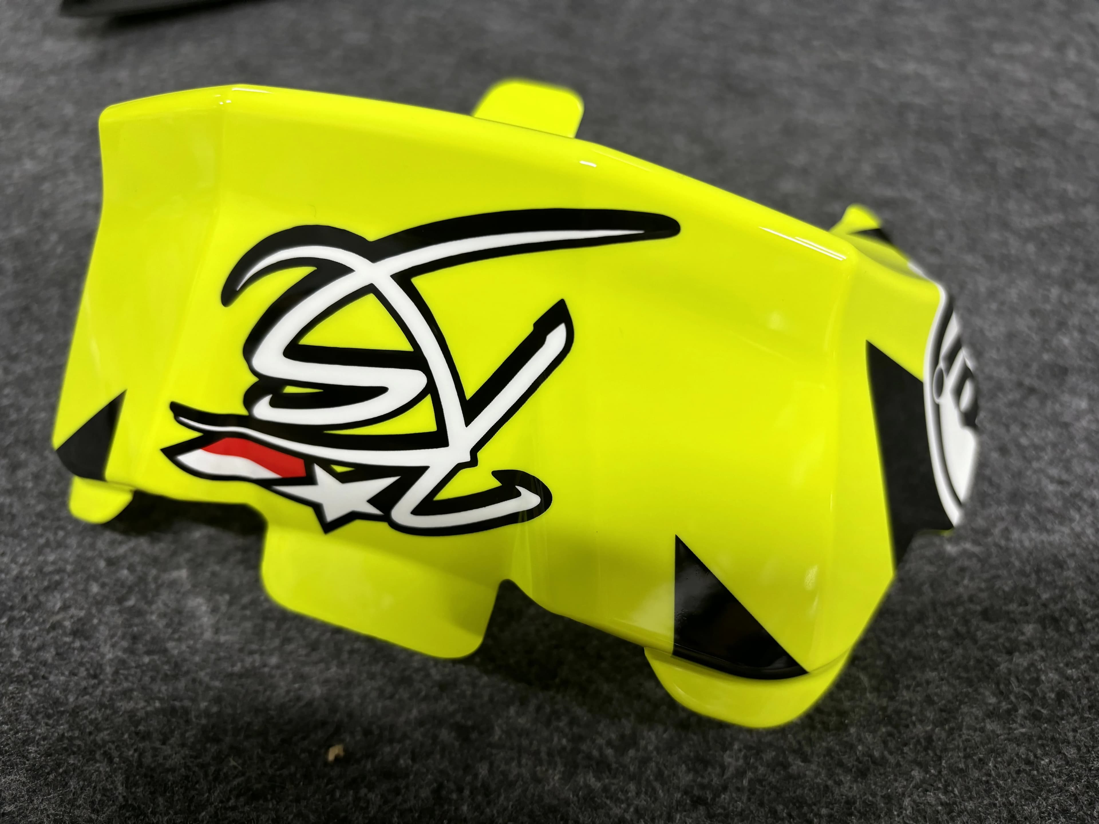 Pour ARAI 34 RX7X RX-7X RX7V EVO Chaser-X CORSAIR-X ECE EU garniture arrière casque Spoiler casque Spoiler accessoires