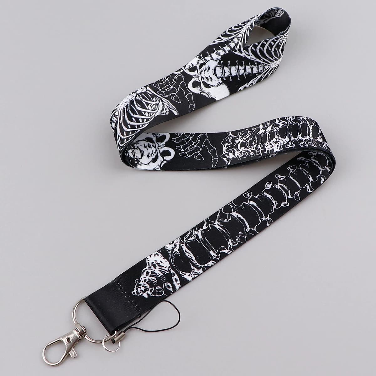 Lanières de téléphone en forme de crâne pour clés