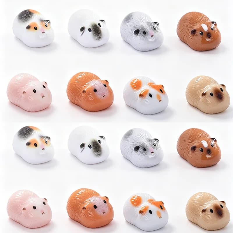 Figurines miniatures de cochon d'inde