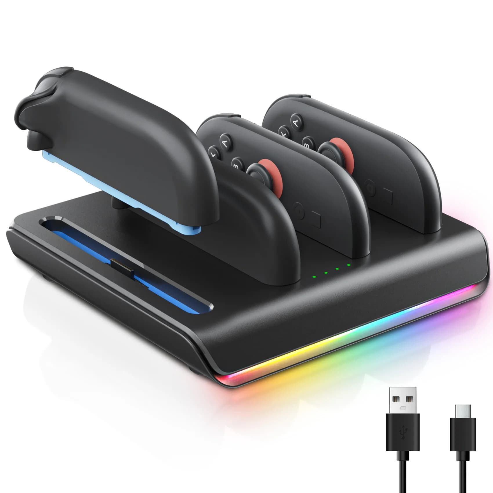 Station de charge pour manettes gauche et droite Switch2