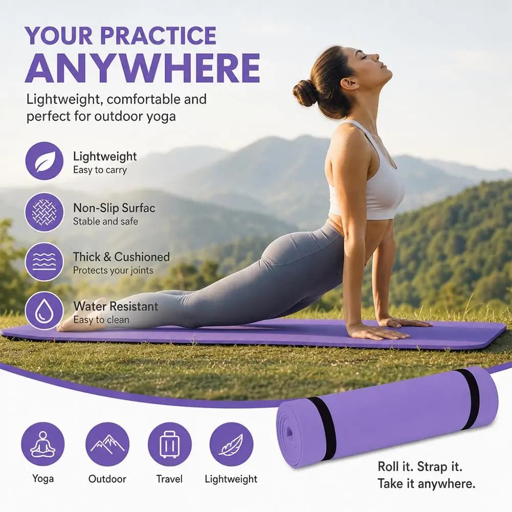 Tapis de yoga antidérapant