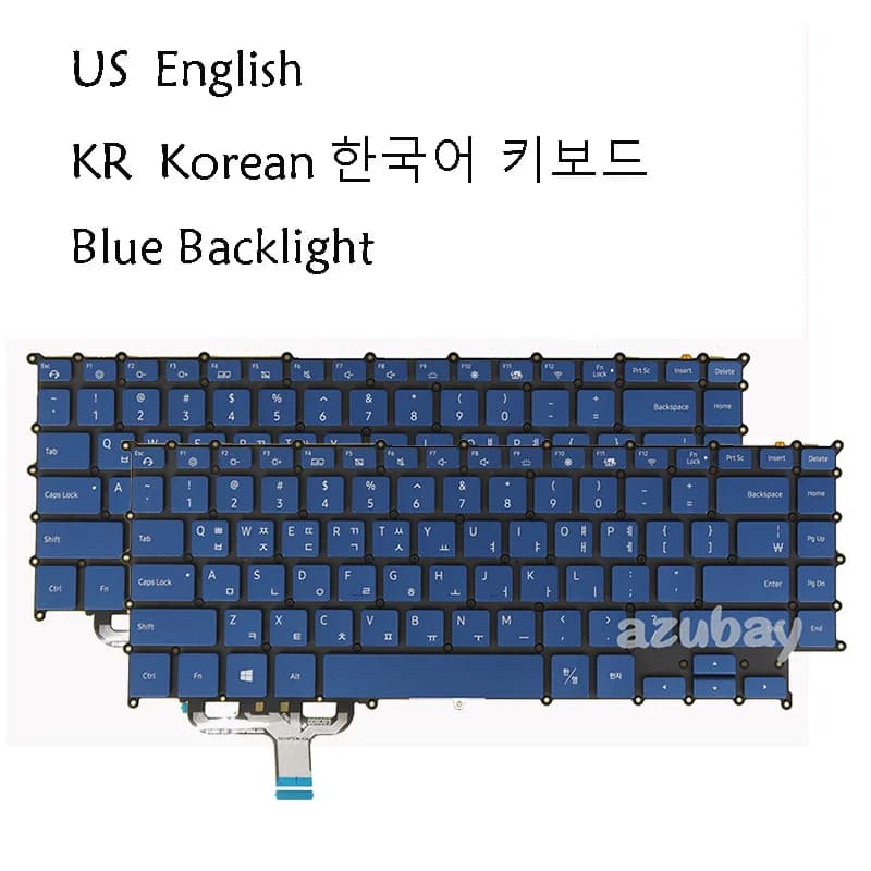 Clavier d'ordinateur portable américano - coréen pour Samsung np950sbe 950sbe