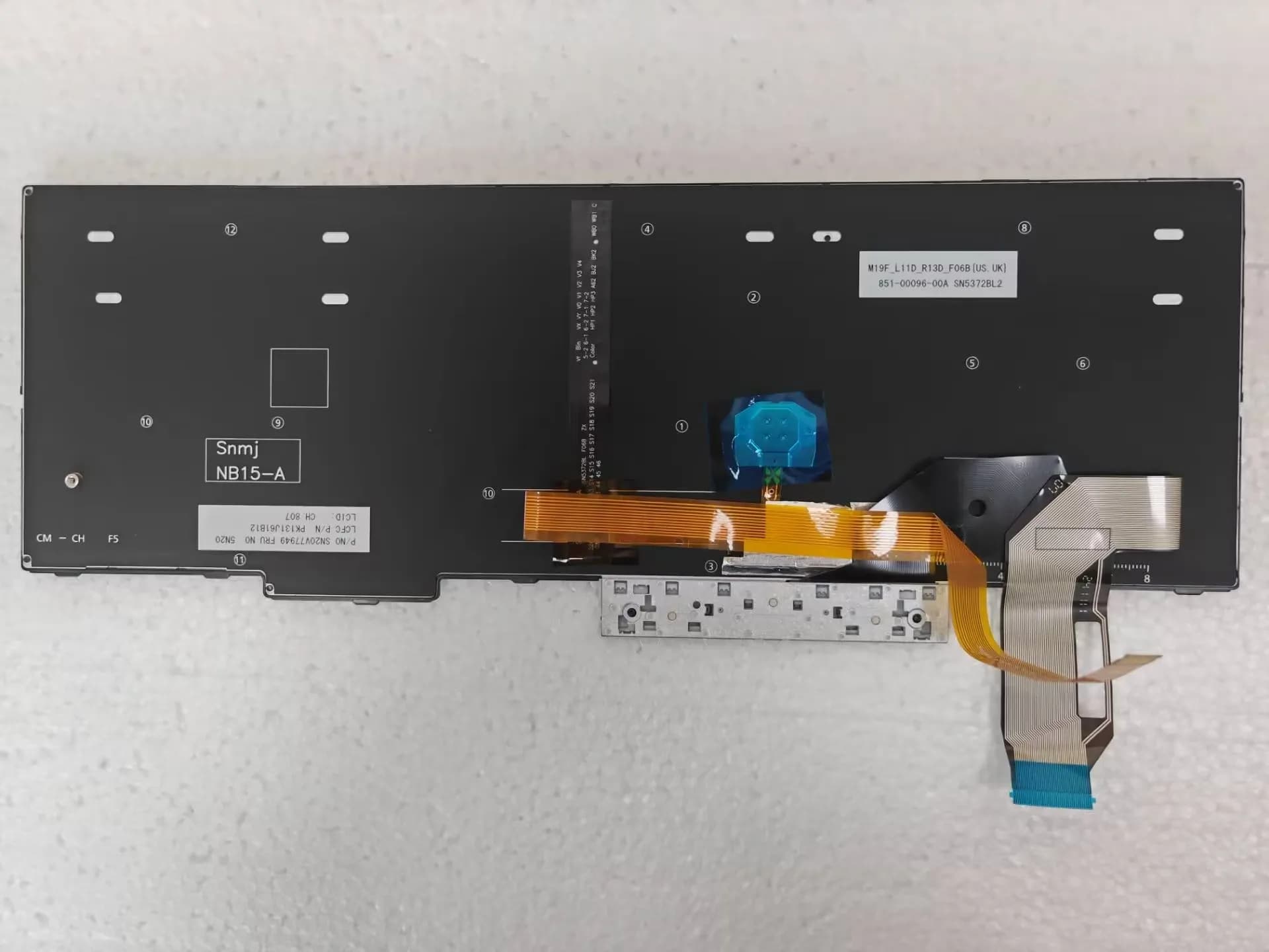Clavier rétroéclairé américain pour Lenovo ThinkPad E580 E585 E590 E595 L580 L590 T590 P52 P72 R590 P51S T580S
