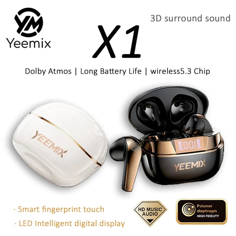 Écouteurs sans fil Yeemix X1