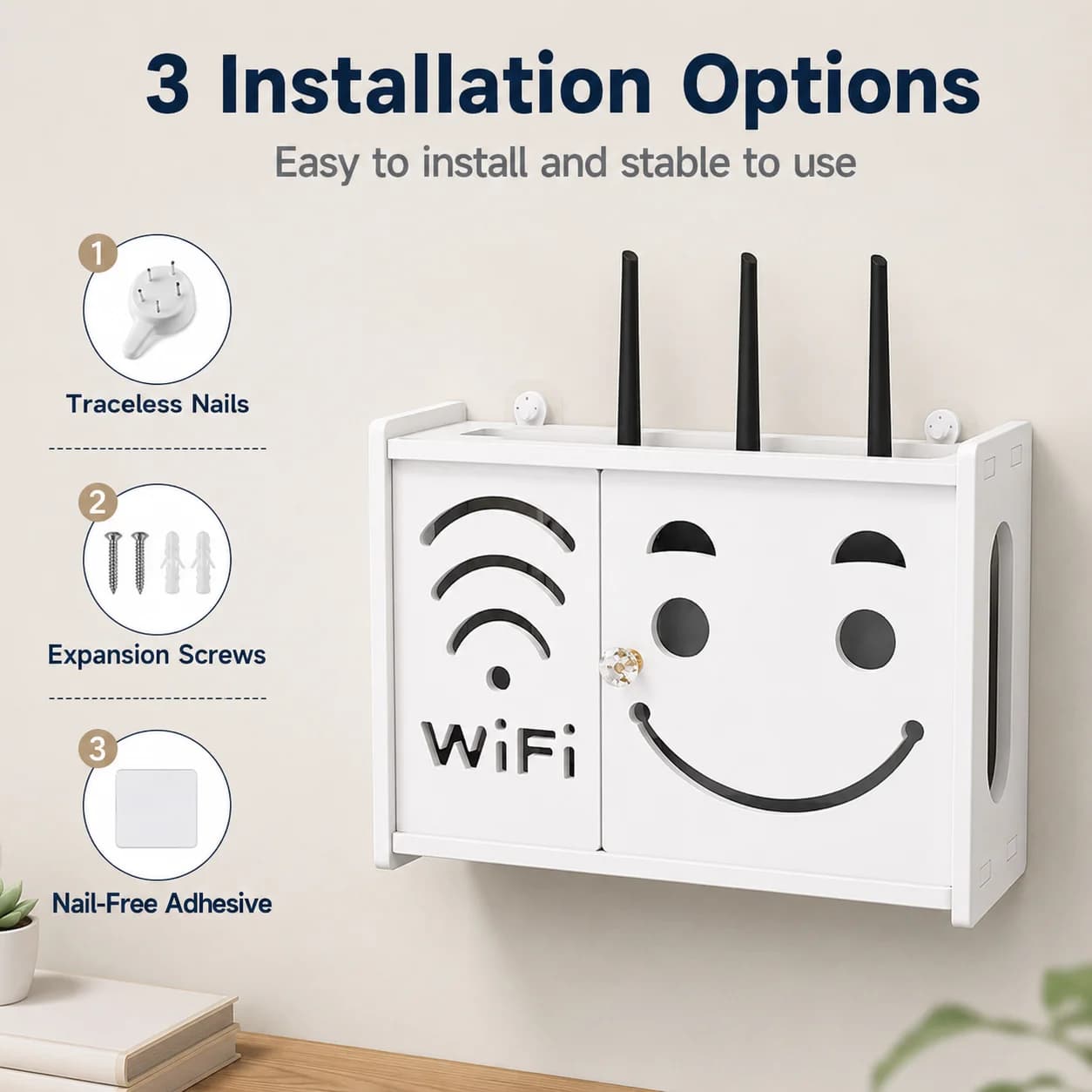 Armoire de protection pour routeur WiFi