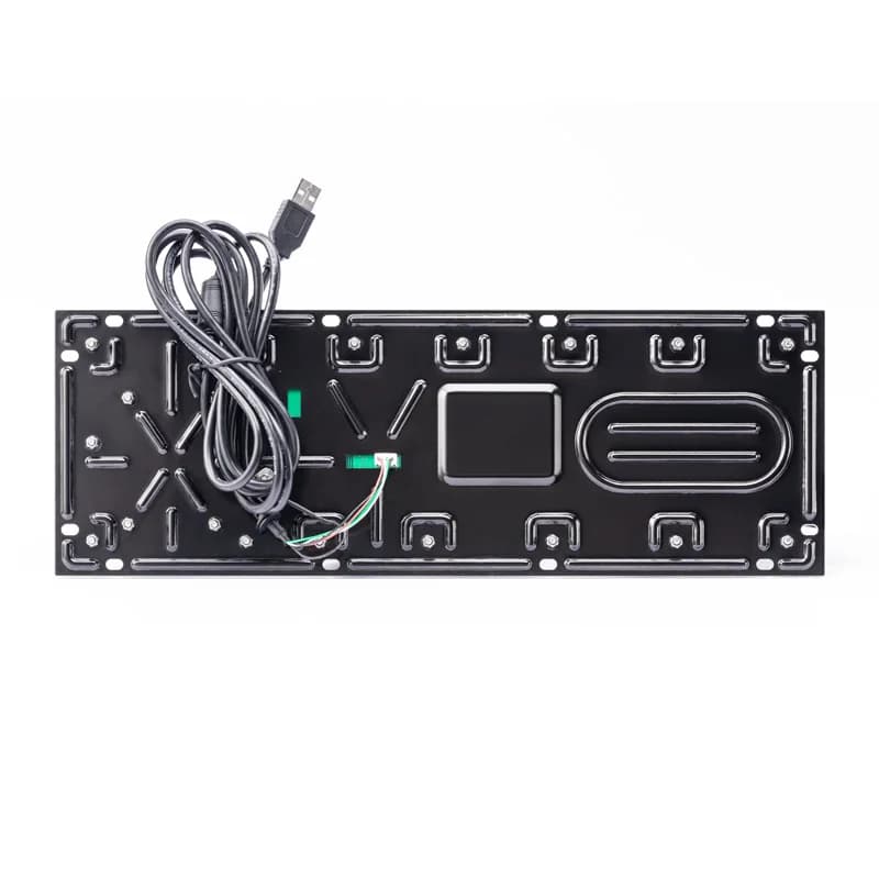 Claviers Industriels en Métal Robustes, Ultra-Minces, Étanches IP65, avec Wild USB TouchSub