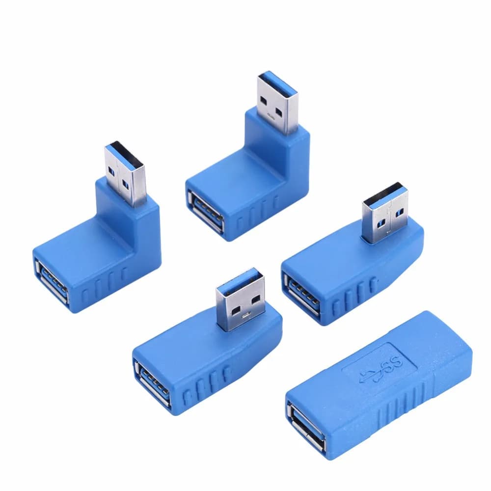 Connecteur USB 2.0/3.0 90 degrés Vertical gauche droite vers le haut