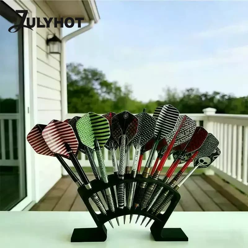 Grand meuble de rangement pour fléchettes avec 27 emplacements, accessoire pour joueurs et collectionneurs, support pour fléchettes à 27 emplacements