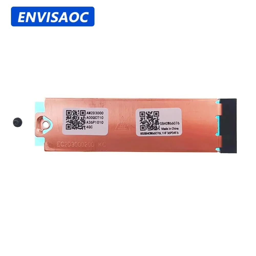 Pour Lenovo ThinkPad T14 T14S Gen 3 Gen 4 Gen 5 T15P Gen 3 T16 Gen1 ordinateur portable M.2 Pcie 2280 SSD support de montage de disque dur dissipateur thermique