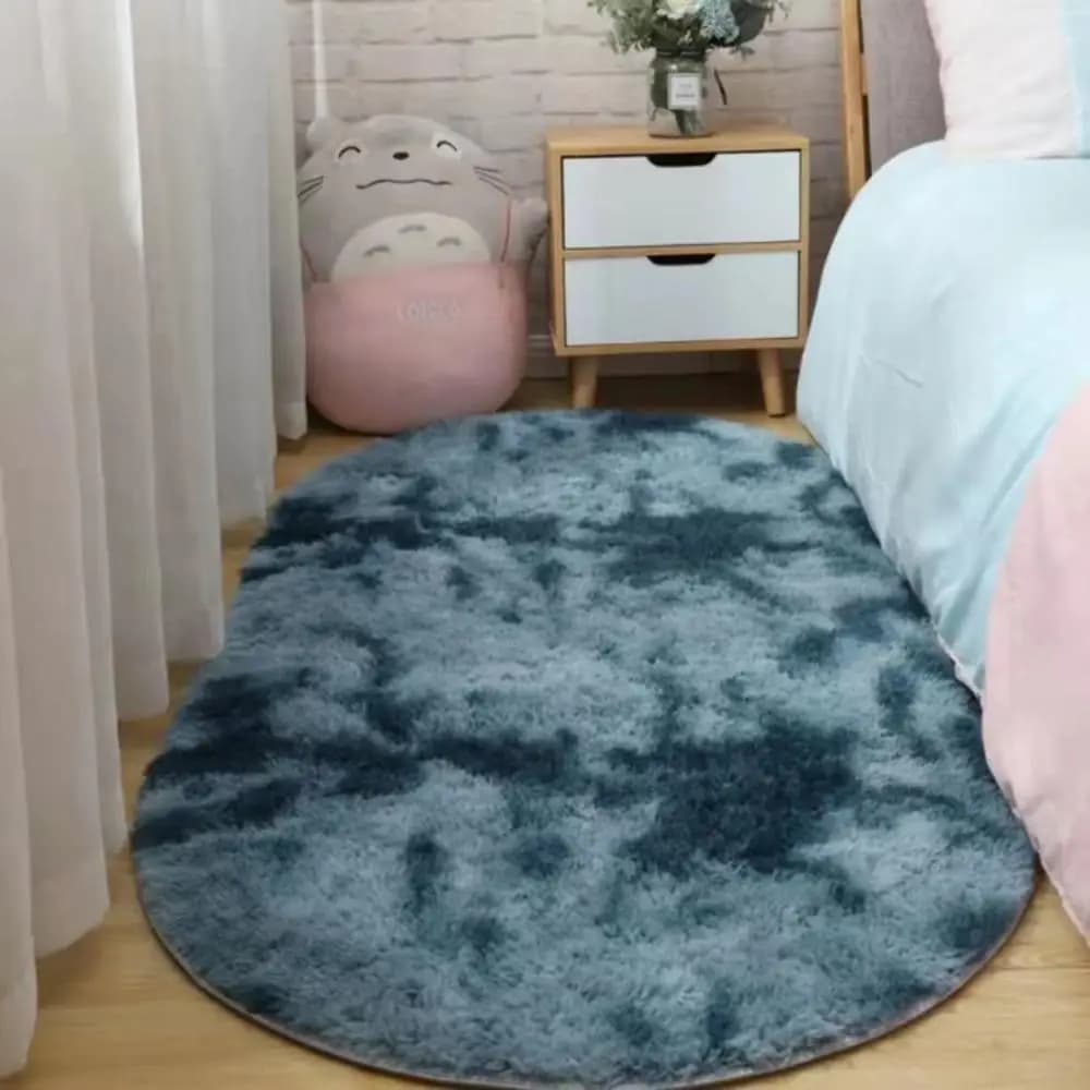 Tapis de salon ovale Tie-Dye