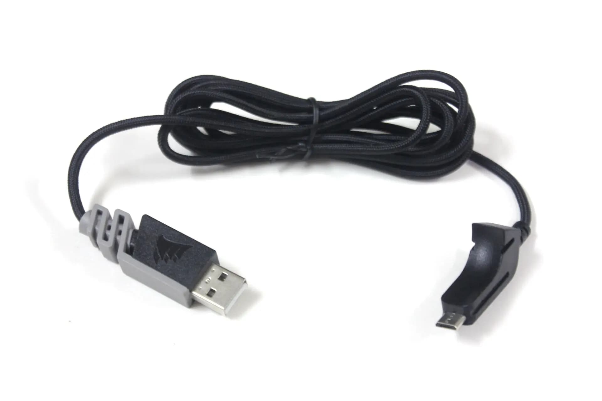 Câble de chargement USB, ligne tressée en Nylon Durable pour souris de jeu sans fil Corsair Harpoon RGB