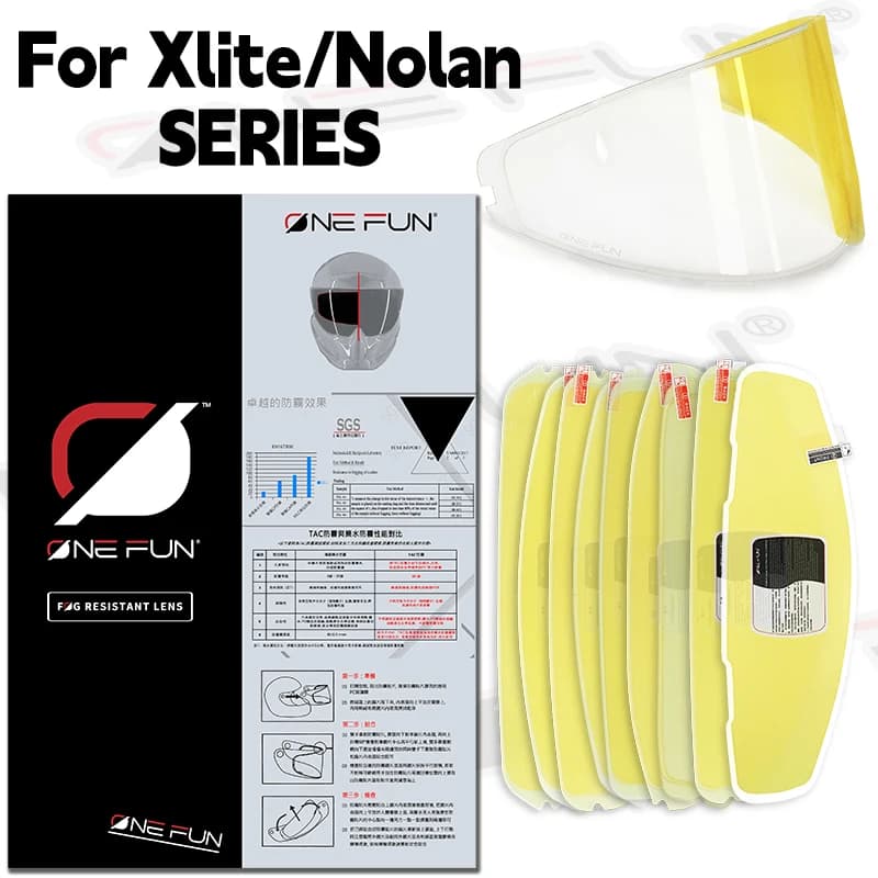 Visière anti-buée X803 pour casques Nolan N70.2-X