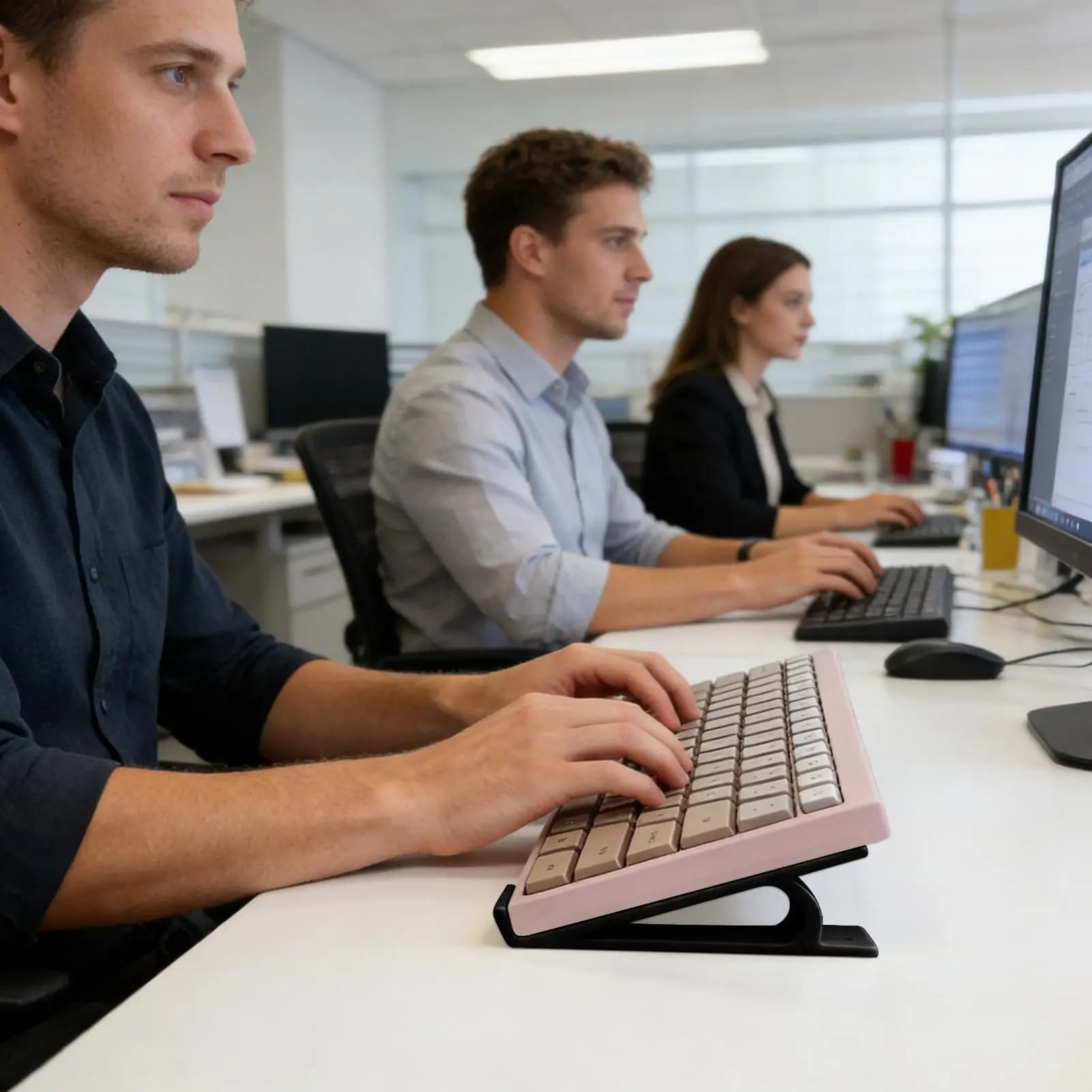 Support de clavier ergonomique antidérapant