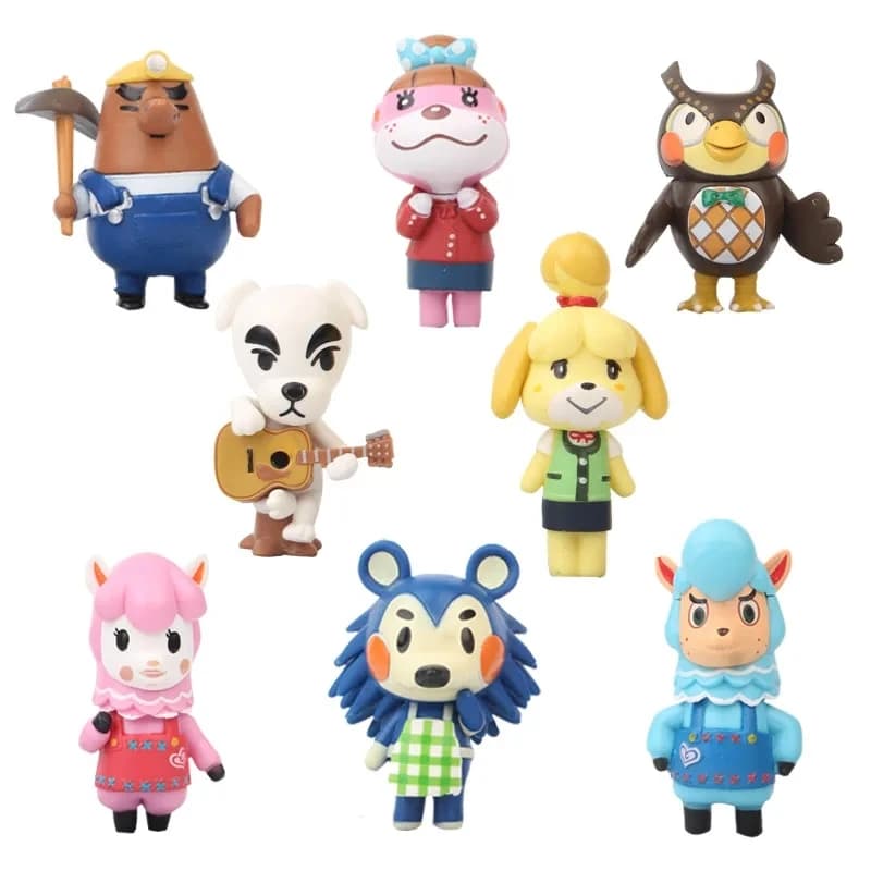2020 nouveauté 8 pièces/lot Animal Crossing nouveaux Horizons Cyrus K.K Reese Isabelle figurines jouets PVC Collection modèle jouets