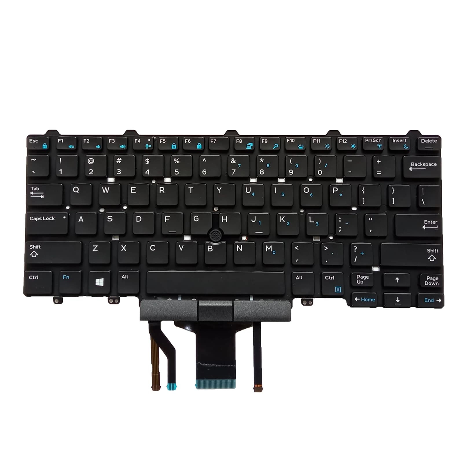 Clavier d'ordinateur portable américain pour DELL Latitude HW 0F2X80 E5450 E5470 E7450 E7470 7490 5480 5488 7480 7490 0WYJFT 000M14 00M14