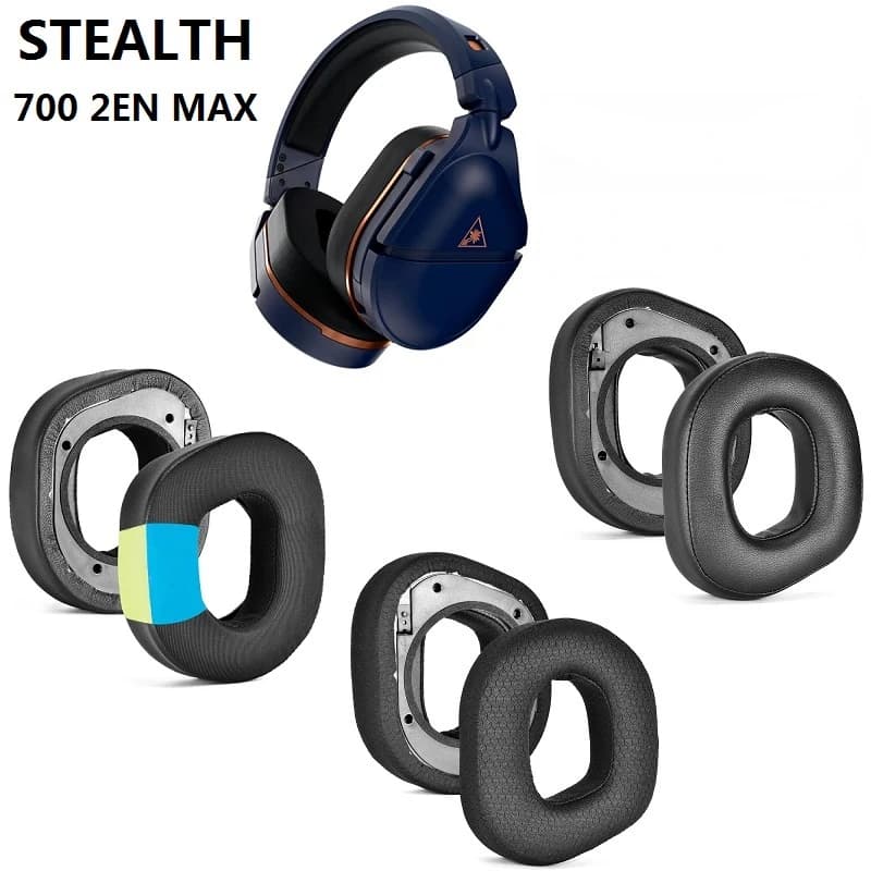 Coussinets d'oreille pour écouteurs Turtle Beach Stealth 700 Gen2 Max, oreillettes de remplacement, protège-oreilles, coussinets d'oreiller