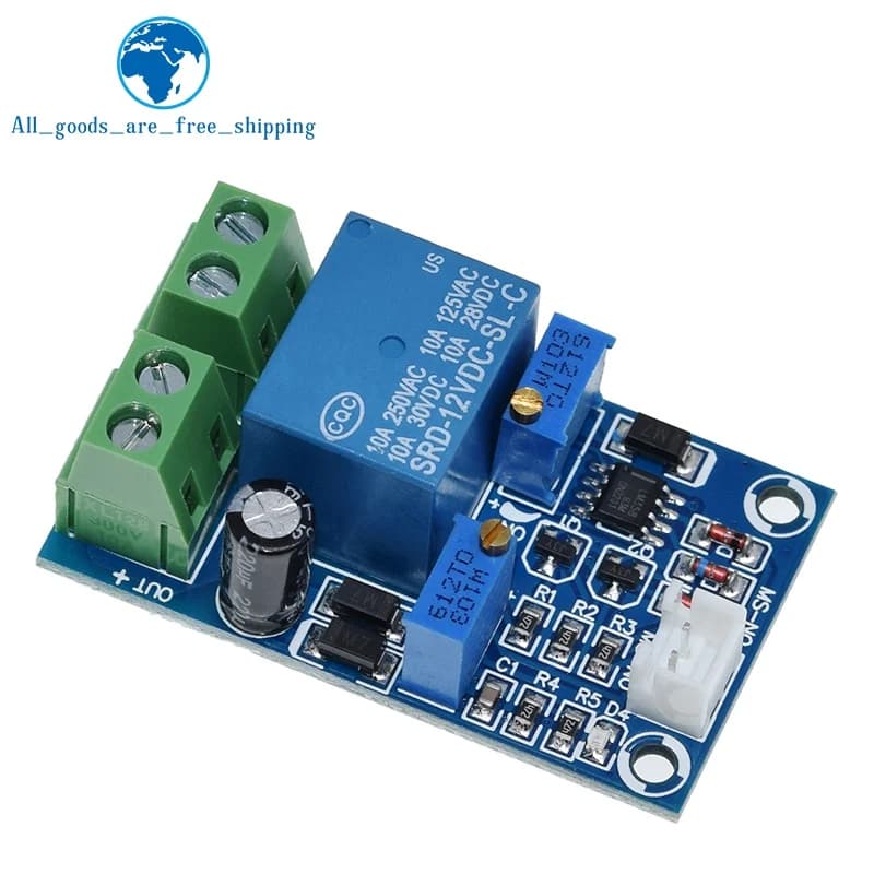 Commutateur de contrôleur de charge automatique, coupure basse tension de batterie 12V, carte de protection de récupération, sous-vêtements techniques