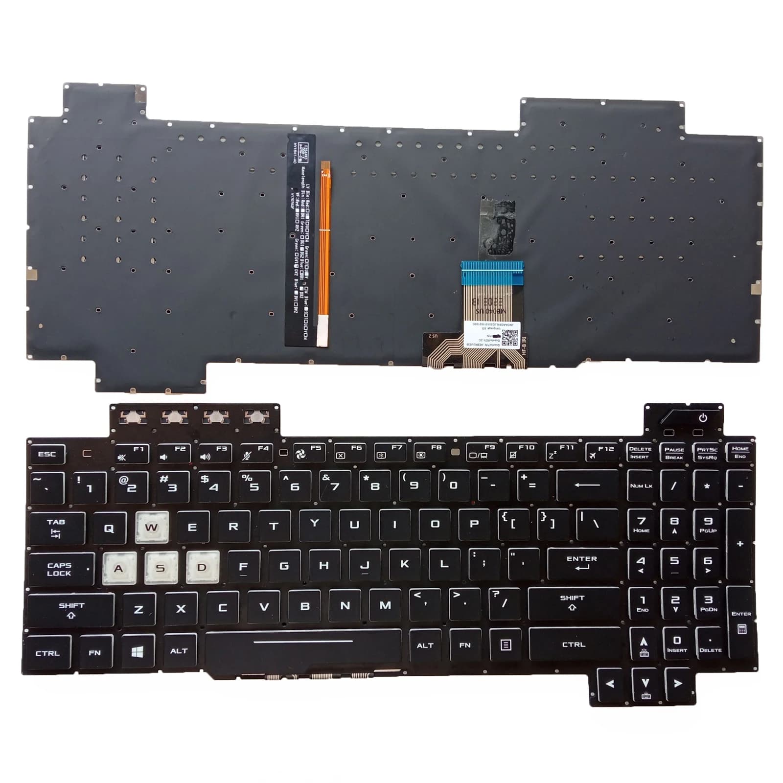 Clavier d'ordinateur portable américain pour ASUS TUF Gaming FX505 FX505D FX86 FX86G