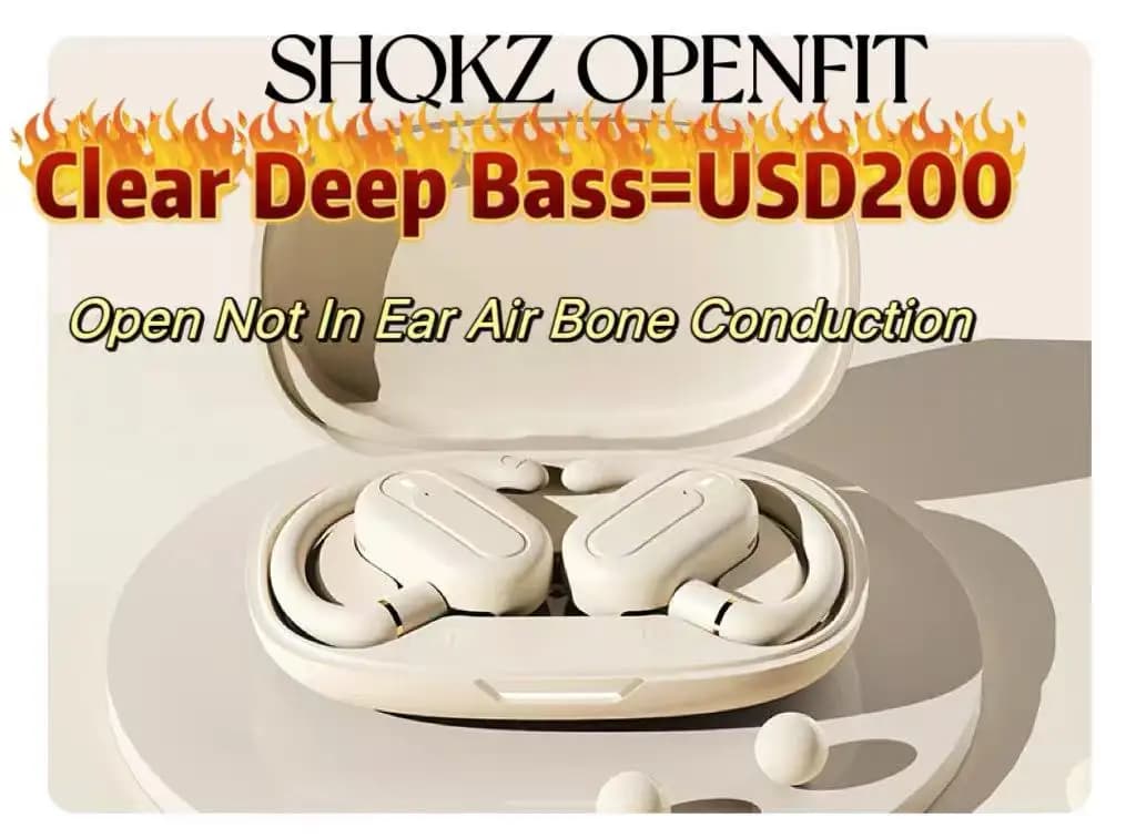 2025 pour shokz openfit Air OWS deepbass casque à conduction osseuse oreille ouverte sans fil Bluetooth écouteurs