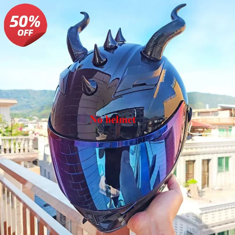 Décoration de casque électrique de moto