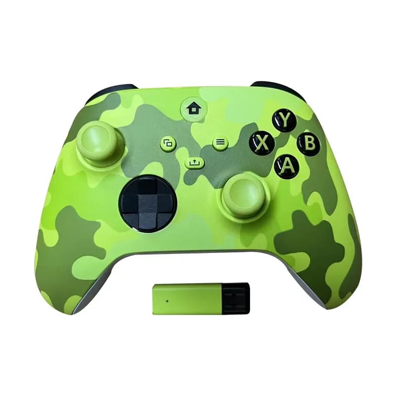 Nouvelle manette de jeu sans fil 2.4G pour console Xbox One Series X/S, joysticks avec adaptateur récepteur 2.4G pour PC Windows