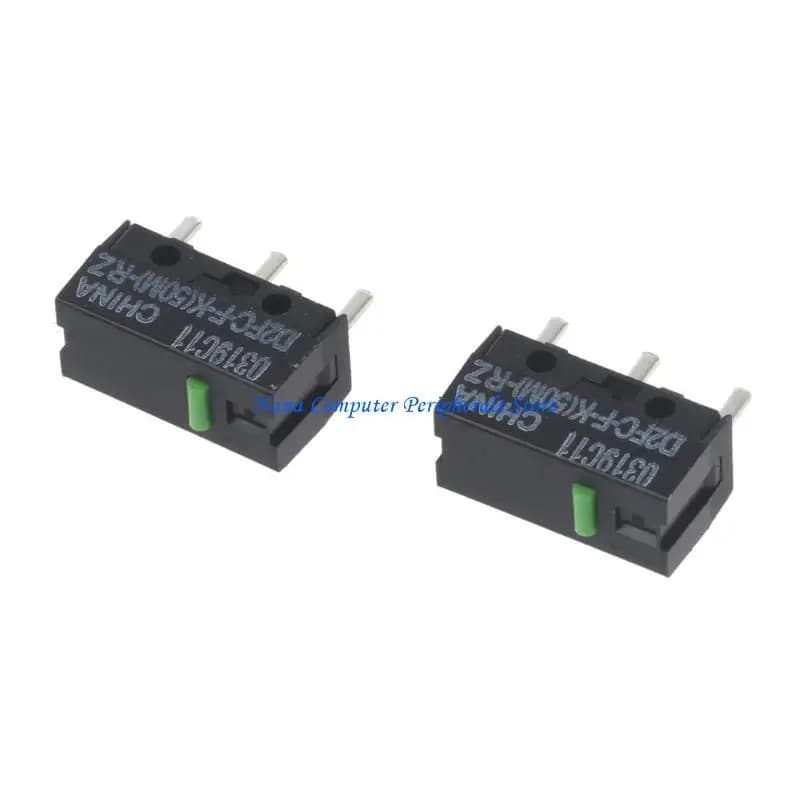 F68C 2 pièces/ensemble Original point vert D2FC-F-K(50M)-RZ souris Micro commutateurs souris Fretting Microswitch pour souris