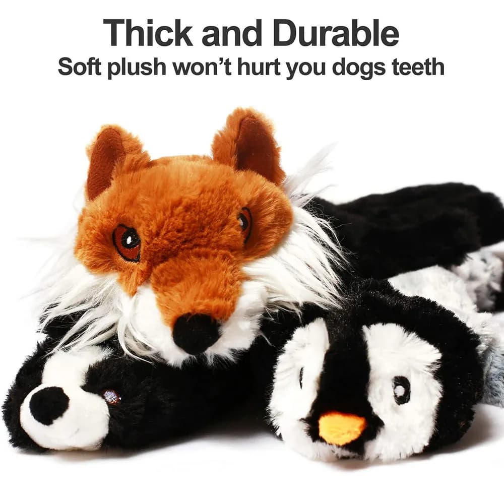 Jouet Animal simulé drôle pour chien, sans farce, avec couineurs, peluche Durable, jouet à mâcher pour chien grinçant, jouet froissé pour animaux de compagnie