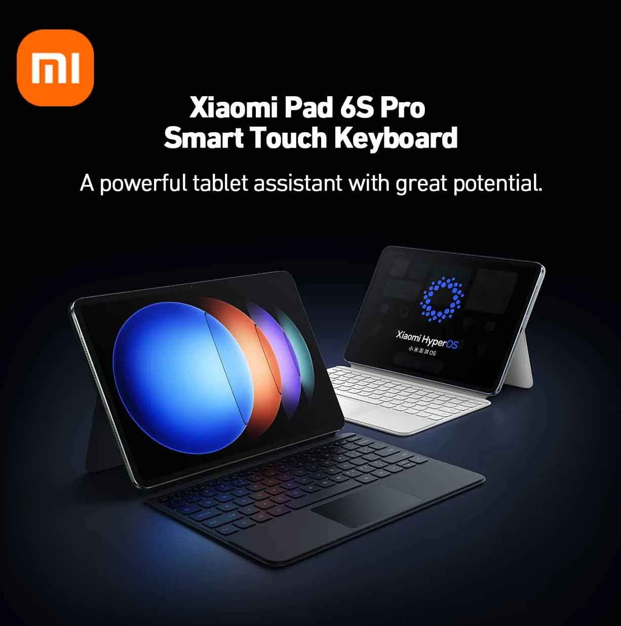 Original Xiaomi Pad 6S Pro clavier intelligent pavé tactile mécanique Pogo Pin magnétique 110 ° -165 ° Touches