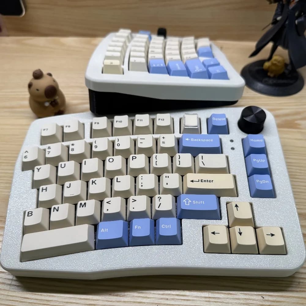 Balice80 Alice clavier fendu joint filaire ergonomie personnalisée échange à chaud clavier fendu Support Qmk flacon bricolage accessoires pour Pc de bureau