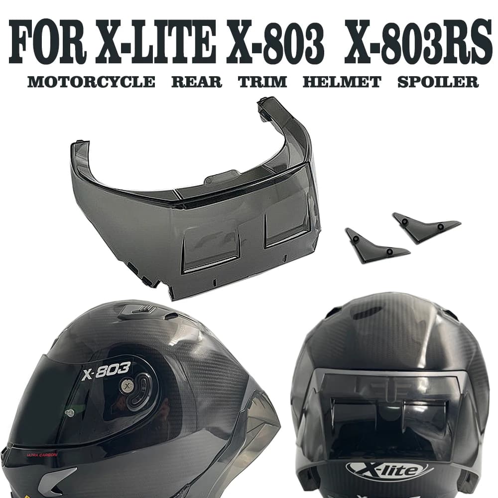 Becquet de casque de garniture arrière de moto pour NOLAN x-lite X-803 X-803RS
