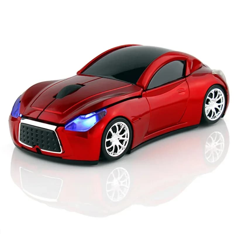 InfiCar-Souris sans fil mignonne, nouveauté créative, ordinateur portable, ordinateur de bureau, voiture de sport, cadeau