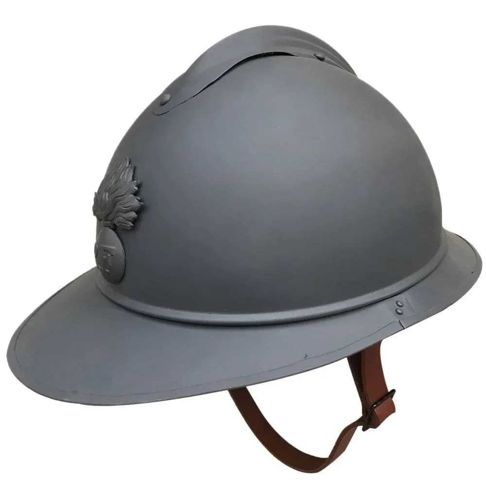 WWI WW1 soldat de l'armée française M1915 infanterie Adrian casque en acier extérieur