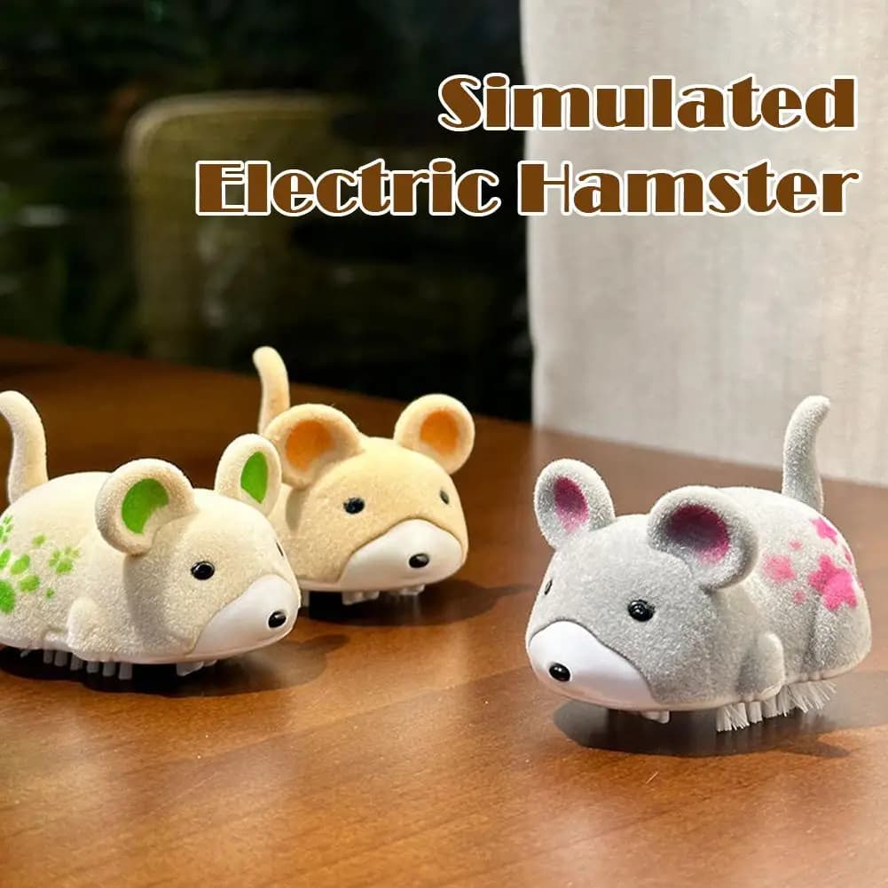 Jouets interactifs pour chats d'intérieur, jouet souris électrique vibrante, jouet automatique pour chatons, pour la maison